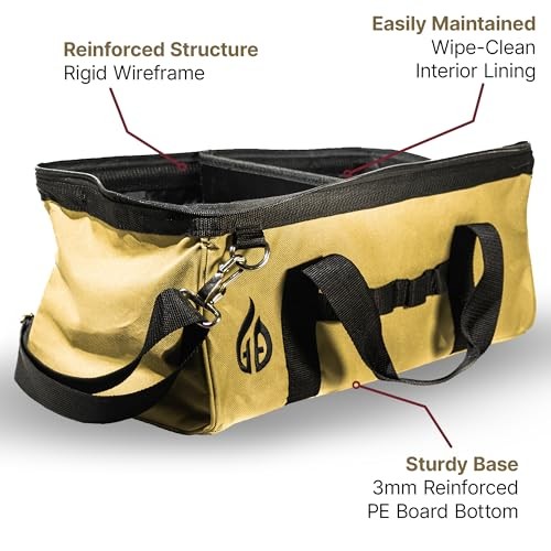 Grill Tool Bag 18 Inch with Adjustable Divider – Premium BBQ Accessory Storage