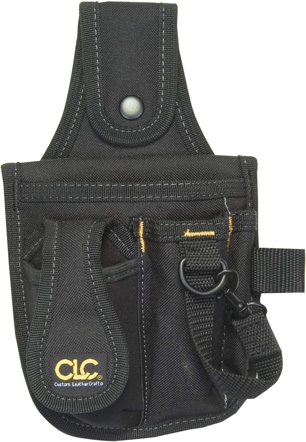 CLC 1501 Poly Tool and Cell Phone Holder, 4-Pocket, Multi, Medium