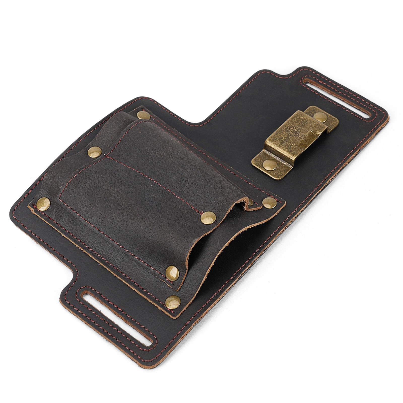 Tourbon Leather 4-in-1 Tool Pouch Electrician Framer Garden Belt Utility Bag