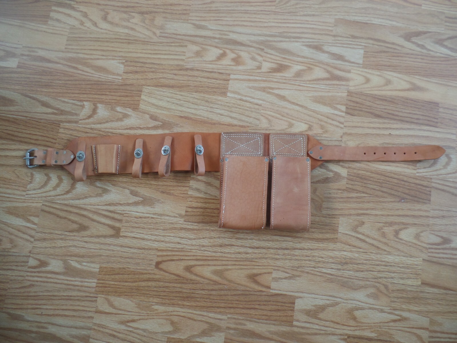 TOOL BELT POUCH HEAVY SPLIT COWHIDE NEW