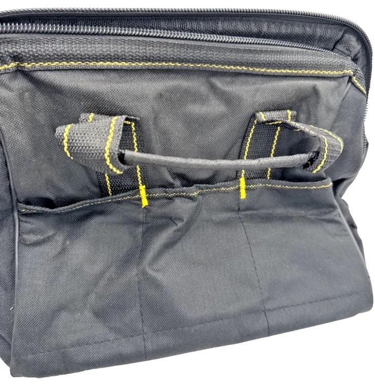 Voyager 12″ Tool Bag 24 lb Capacity 15 Pockets Black w/ Tags New