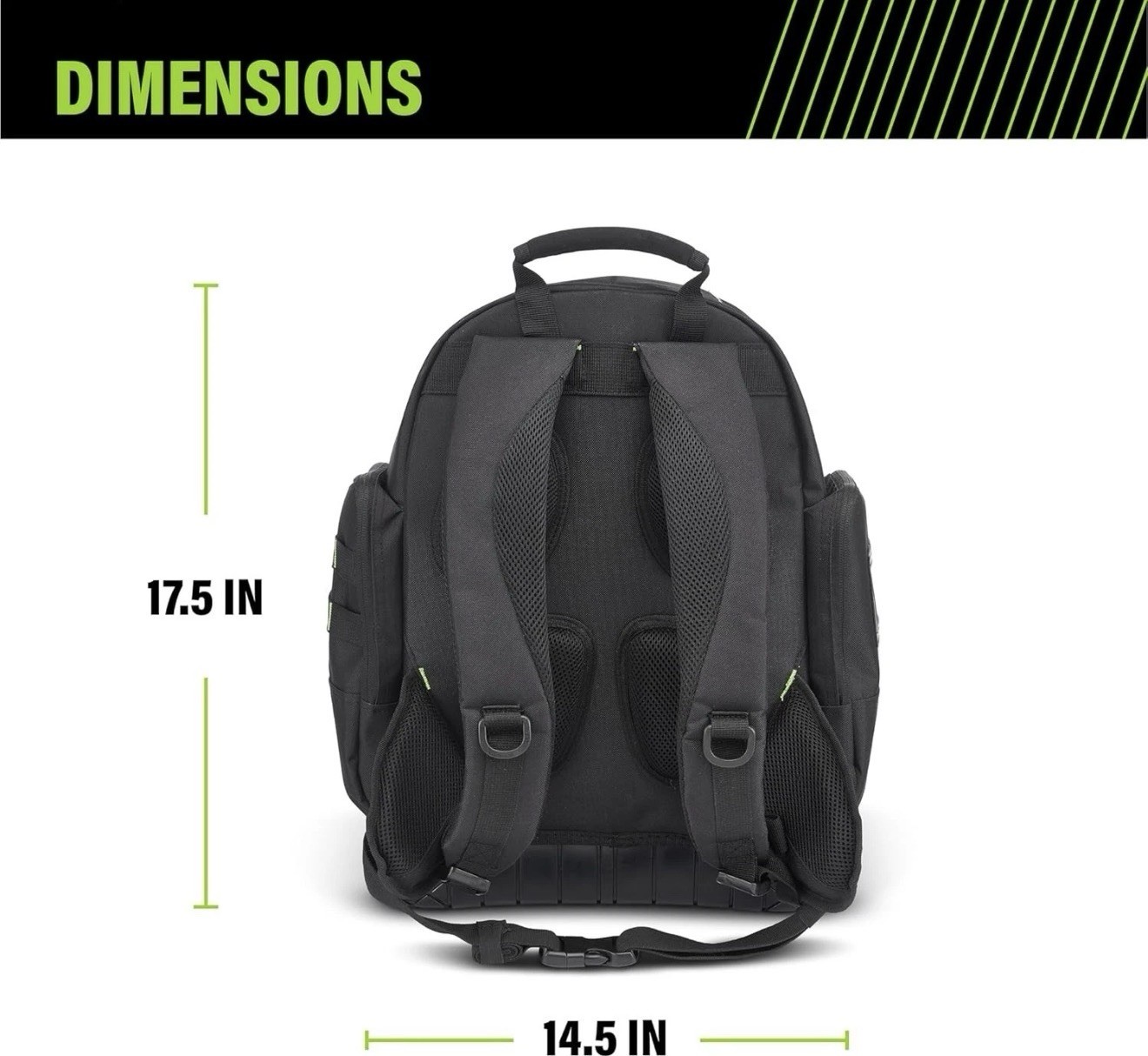 Heavy-Duty Tool Backpack: Organizing 23 Tools with Ease – Waterproof & Durable