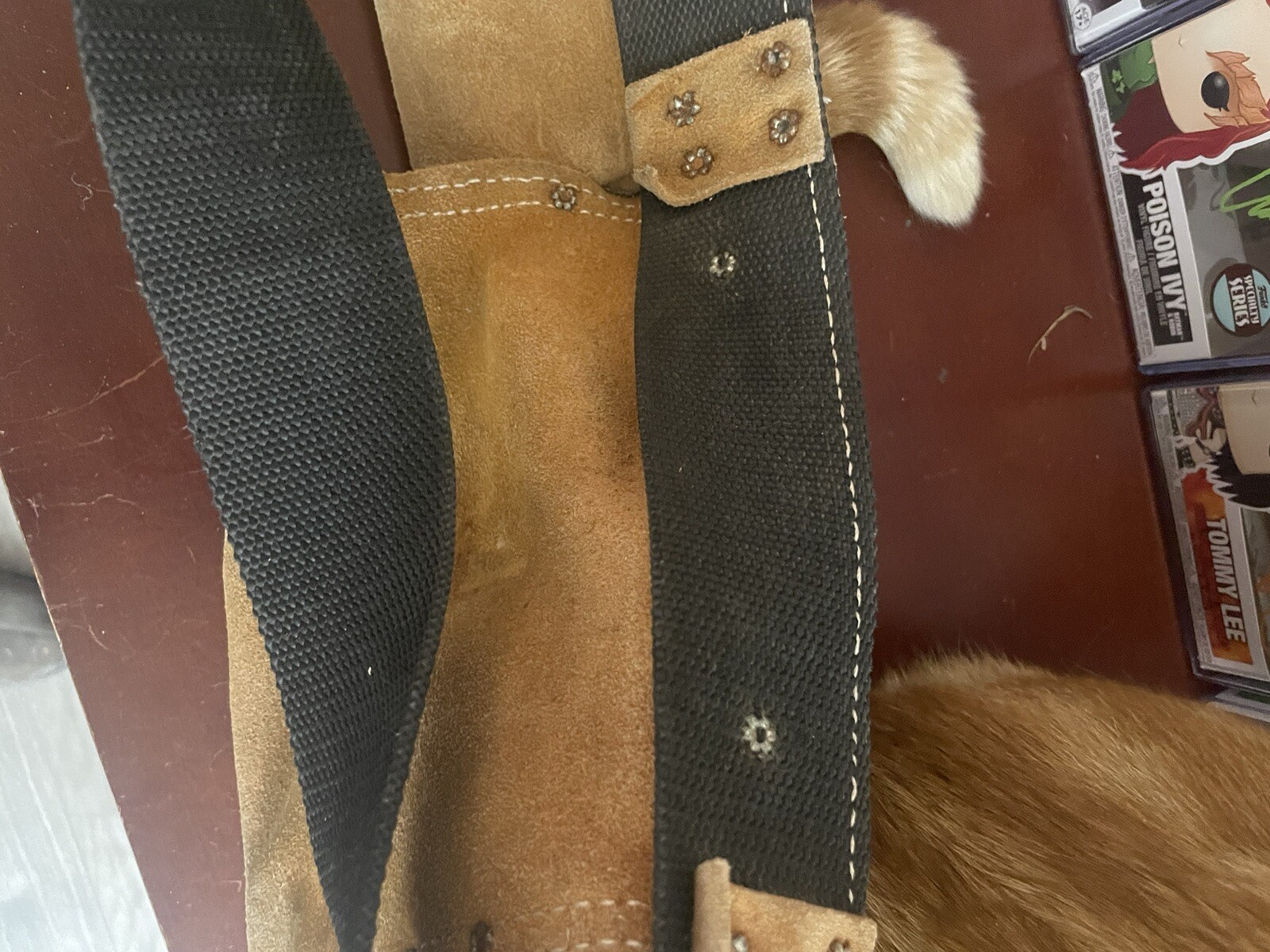 HUSKY Profesional riveted suede leather Work tool belt 370X2 Adjustable