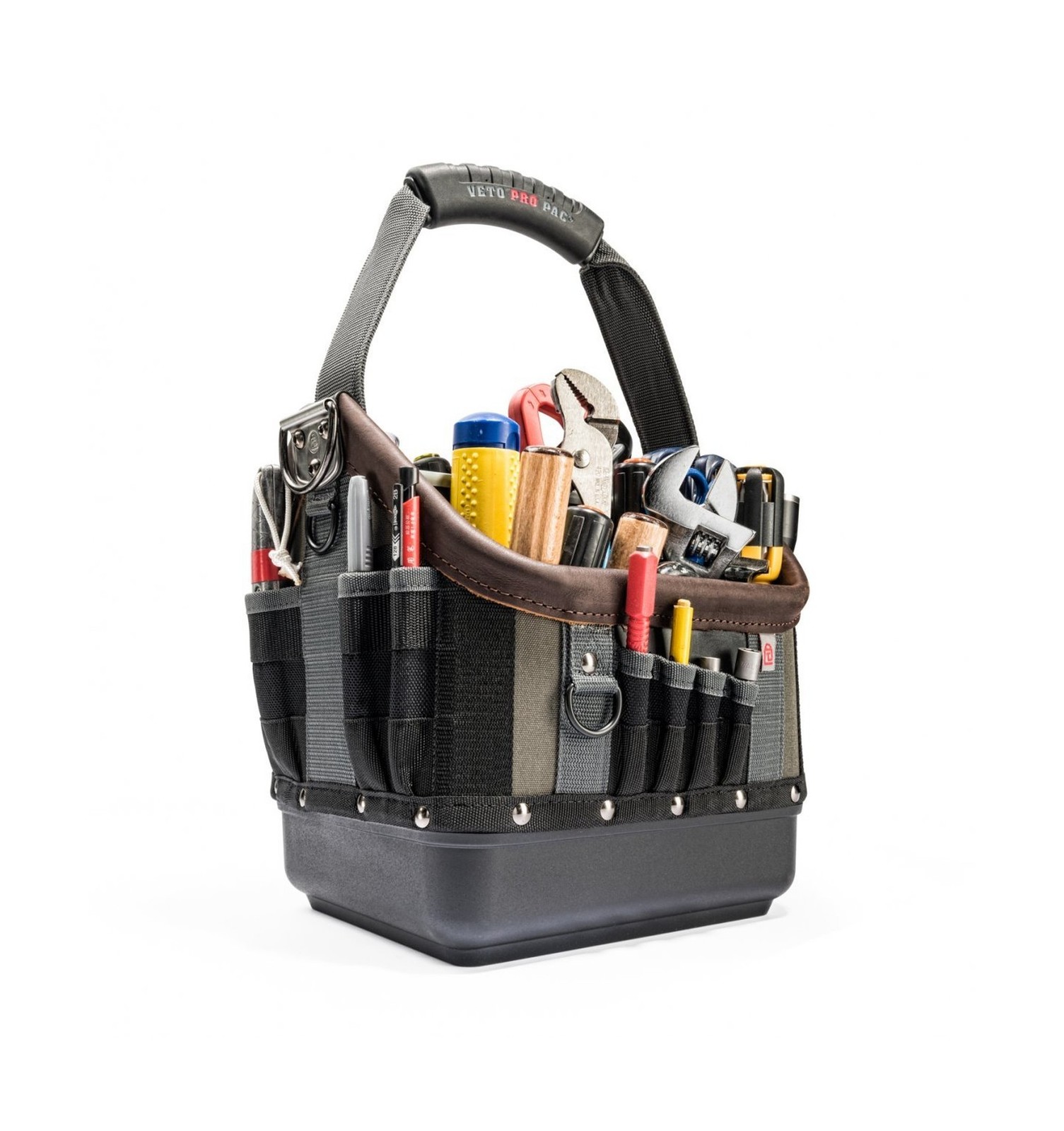 Veto Pro Pac Tech OT-MC Open Top Tool Bag | 28 pockets | Waterproof Base | Er…