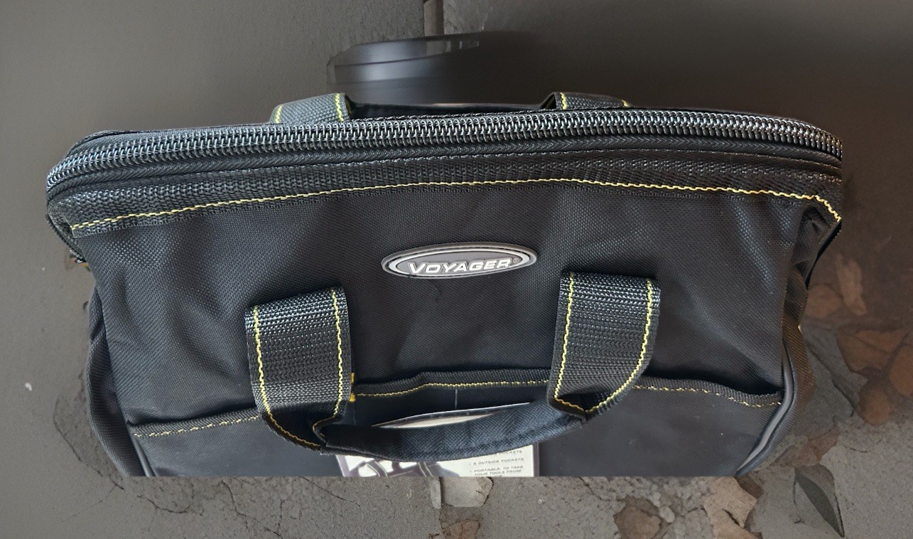Voyager 12in Tool Bag Total Of 21 pockets 24Lb. Capacity BLACK NWT