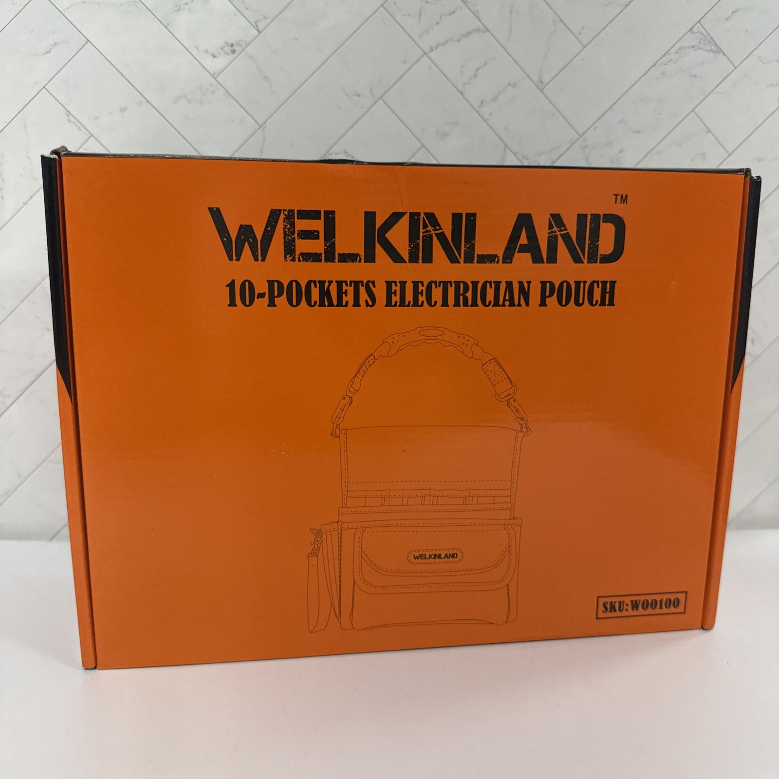 Welkinland 10 Pocket Electricians Tool Pouch Electrician Tool Pouch