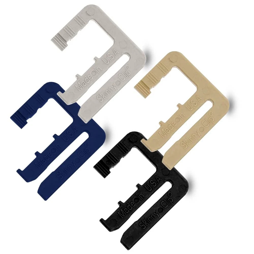 Skinny Clip Waistband Tightener – Replace One Size, Black, White, Khaki, Blue