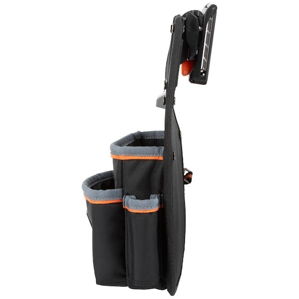 Klein Tools 55833Mb Pouch, Tool Pouch, Modbox, Open, Black/Gray/Orange,