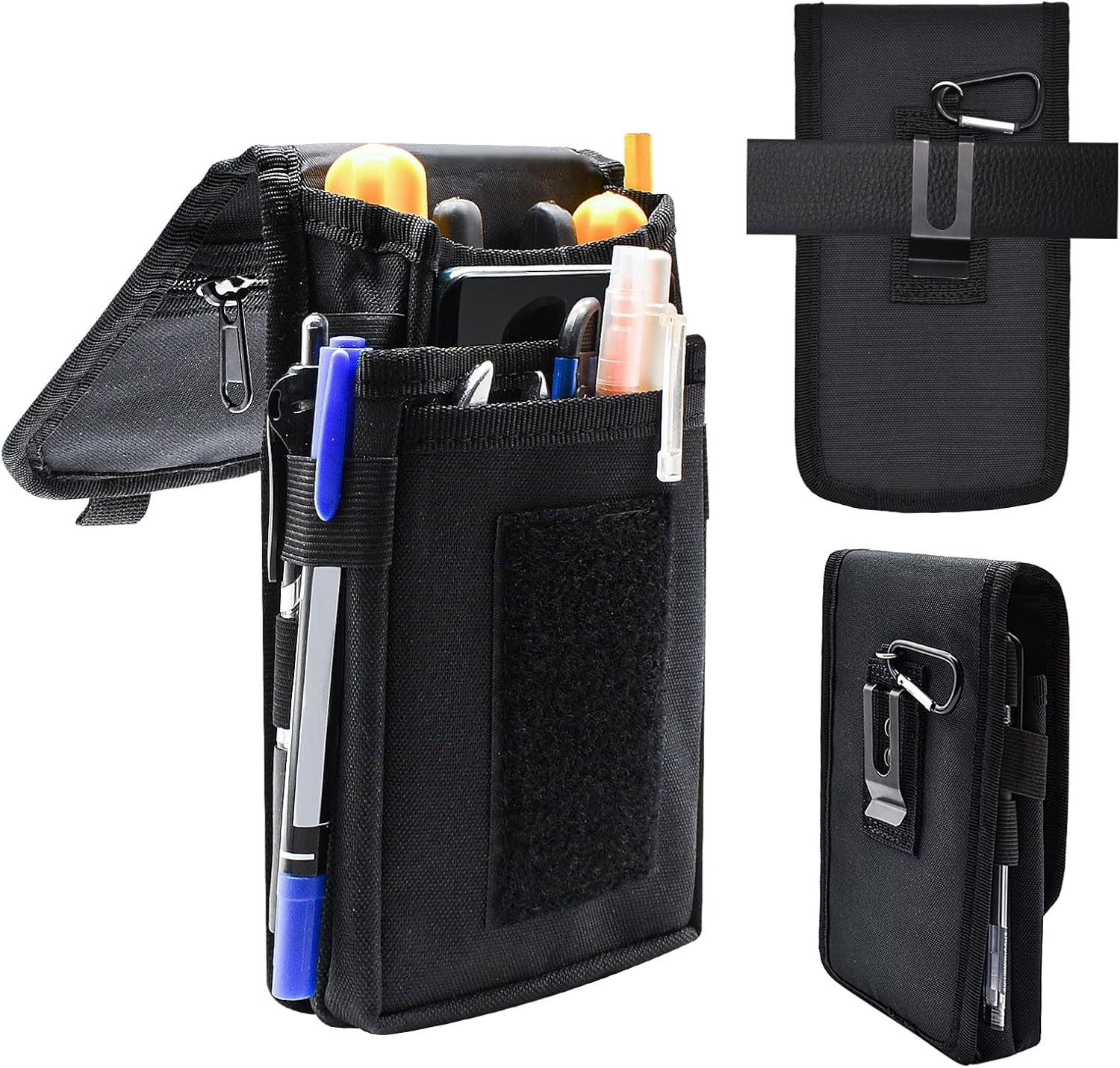 Belt Tool Pouch, Tactical Utility Organizer with Cell Phone Holder, Durable H…
