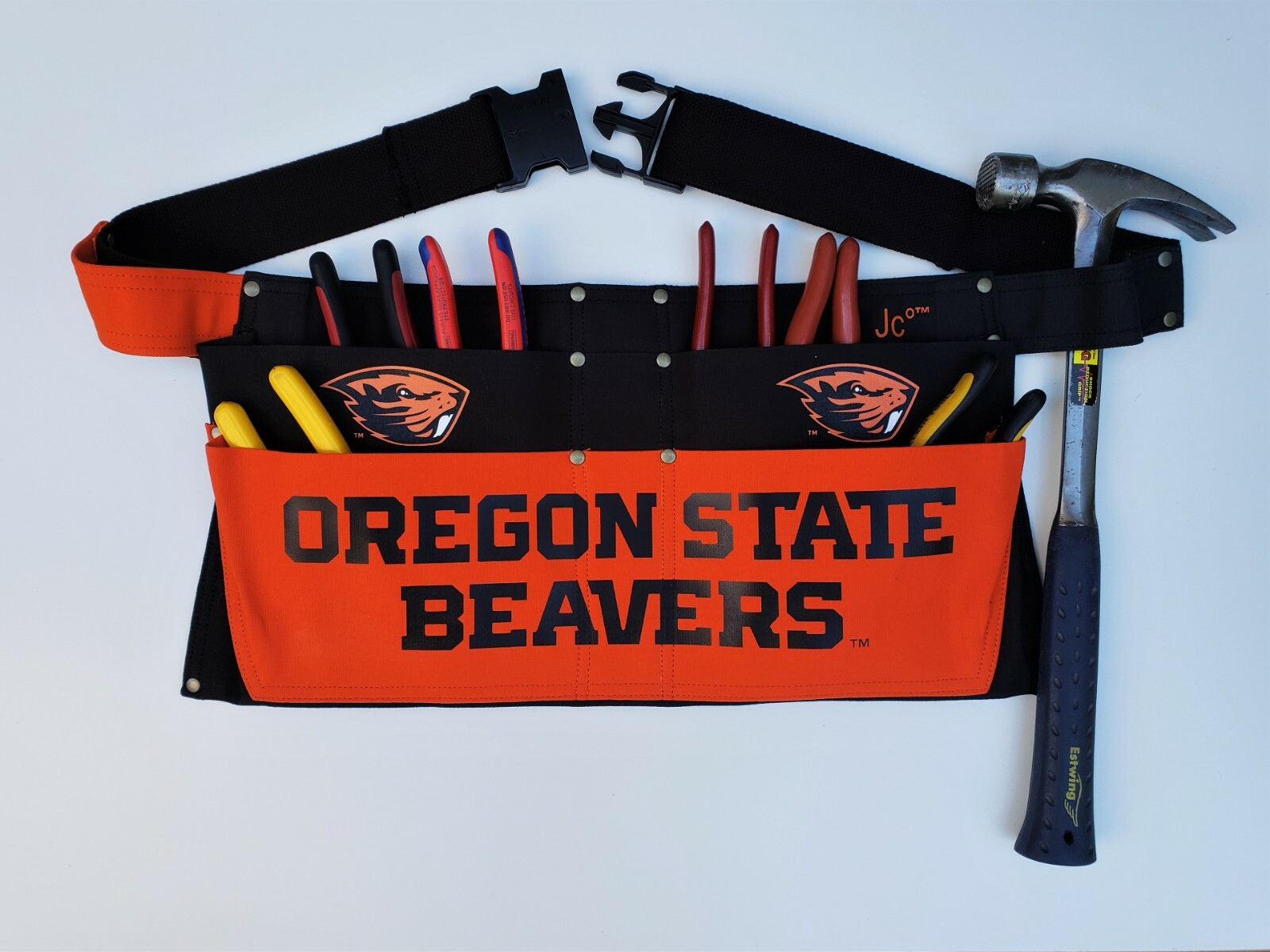 JCo Sport officially licensed duck canvas fan gear tool apron. Large(40-49) in.