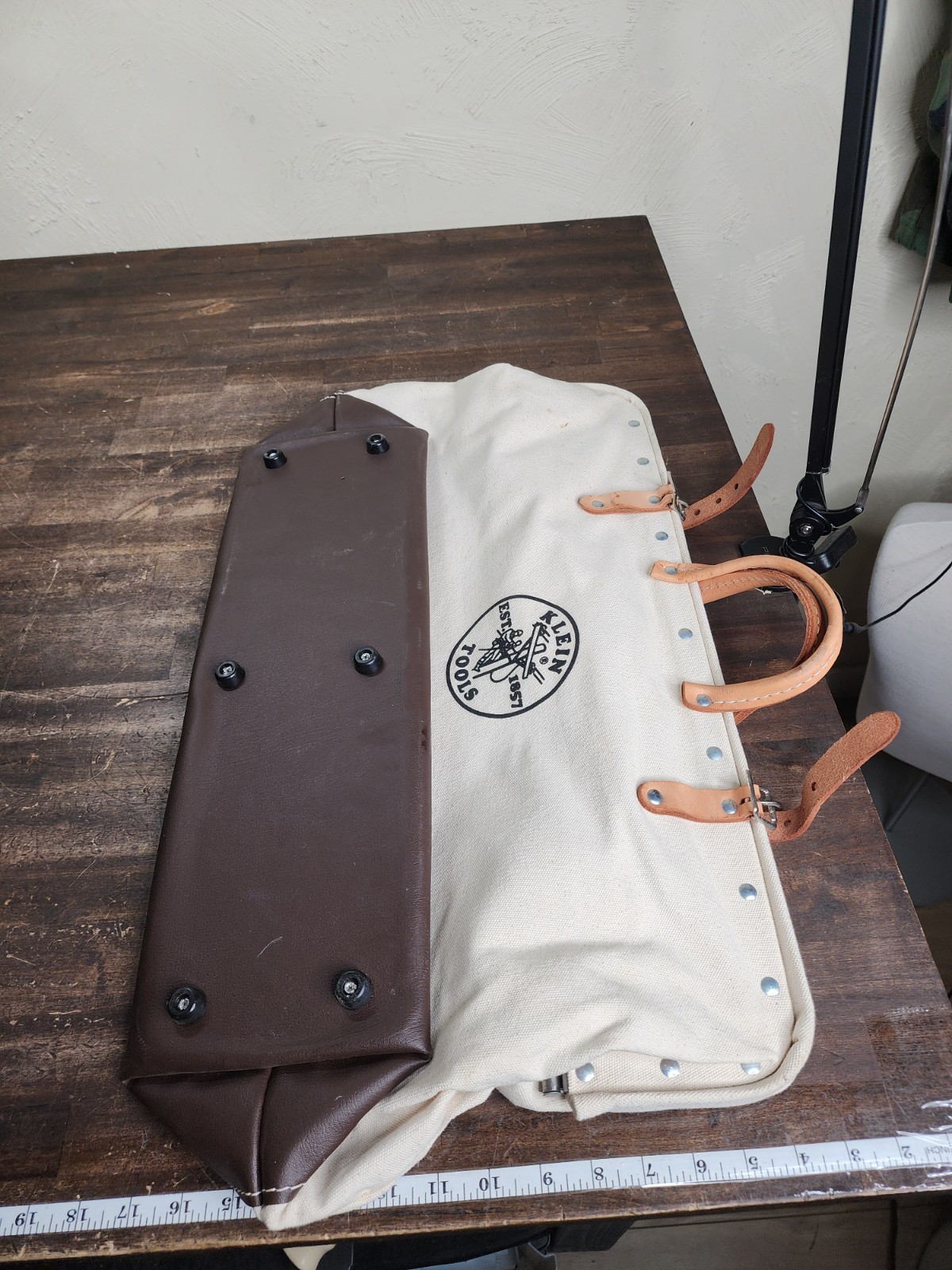 Vintage Klein Tools 5102-22 Canvas Tool Bag Made In USA