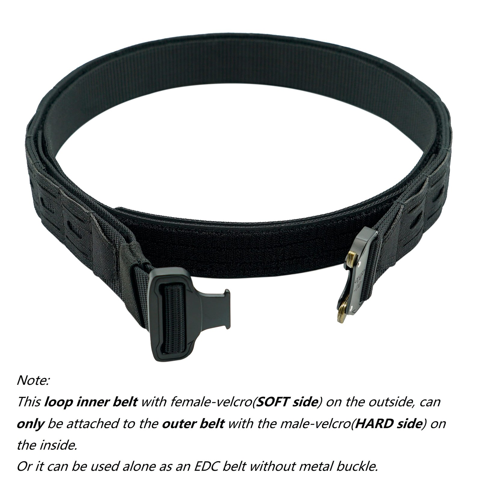 Inner Belt w/Loop Liner for Duty/Battle/Gun Belt 1.5″ Mechanics EDC Work Underbe