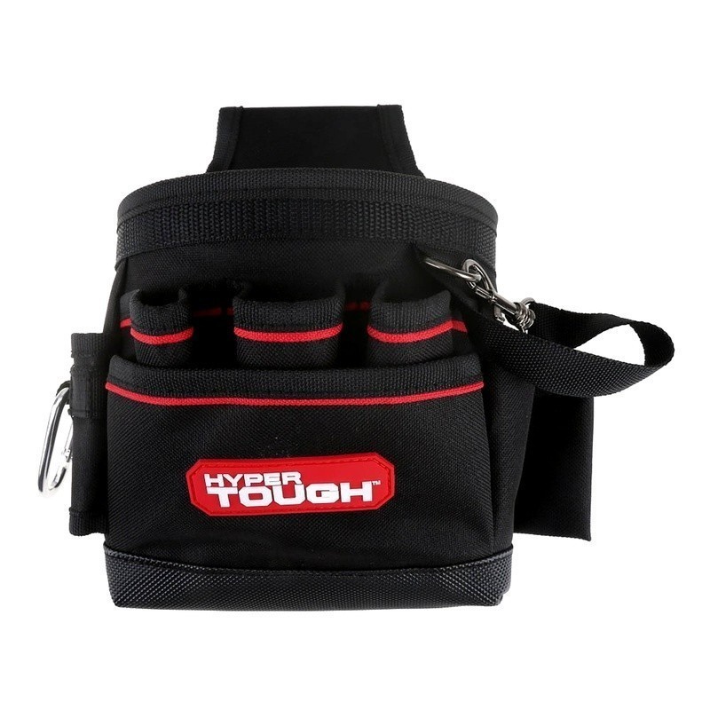 9 Pocket Tool Pouch W/ 4 Way Carry System Durable Polyester Organizer Tradesmen
