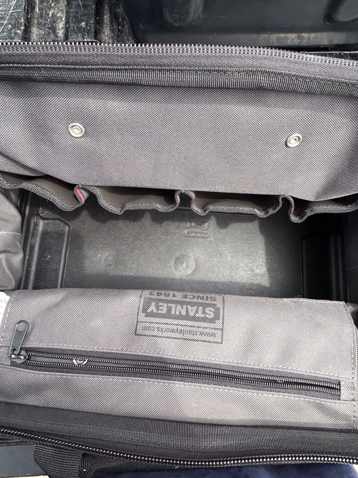 Stanley FatMax Technician Tool Bag Heavy Duty Hard Base Organizer