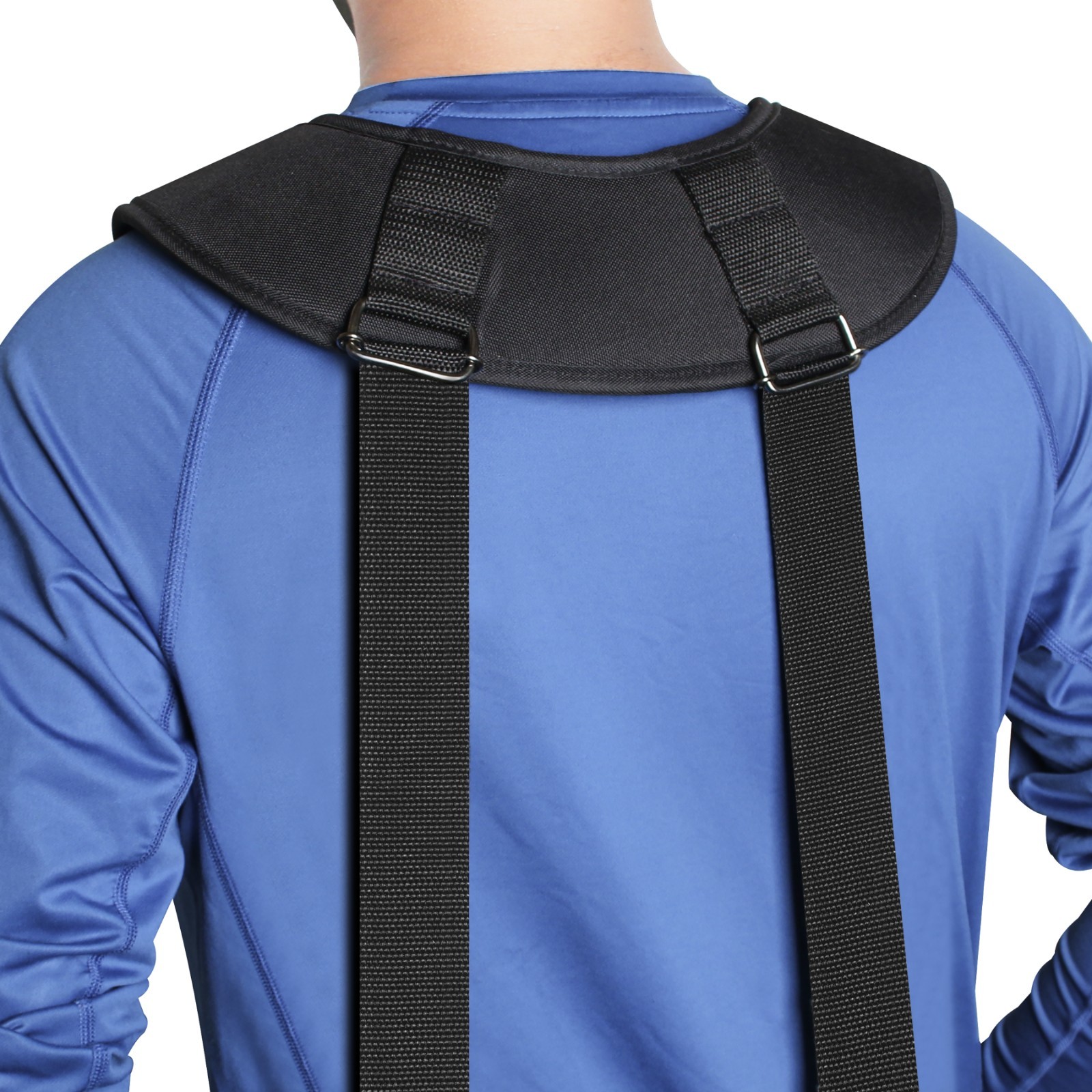 TRUTUCH Black Nylon & Leather Tool Belt with Nylon Work Suspender | Tool Belts