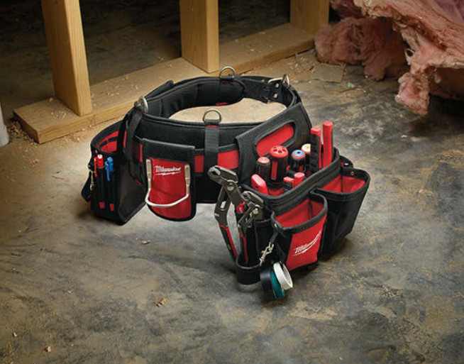Milwaukee 48-22-8110 Electricians Work Belt Tool Belt Stable Base – FedEx