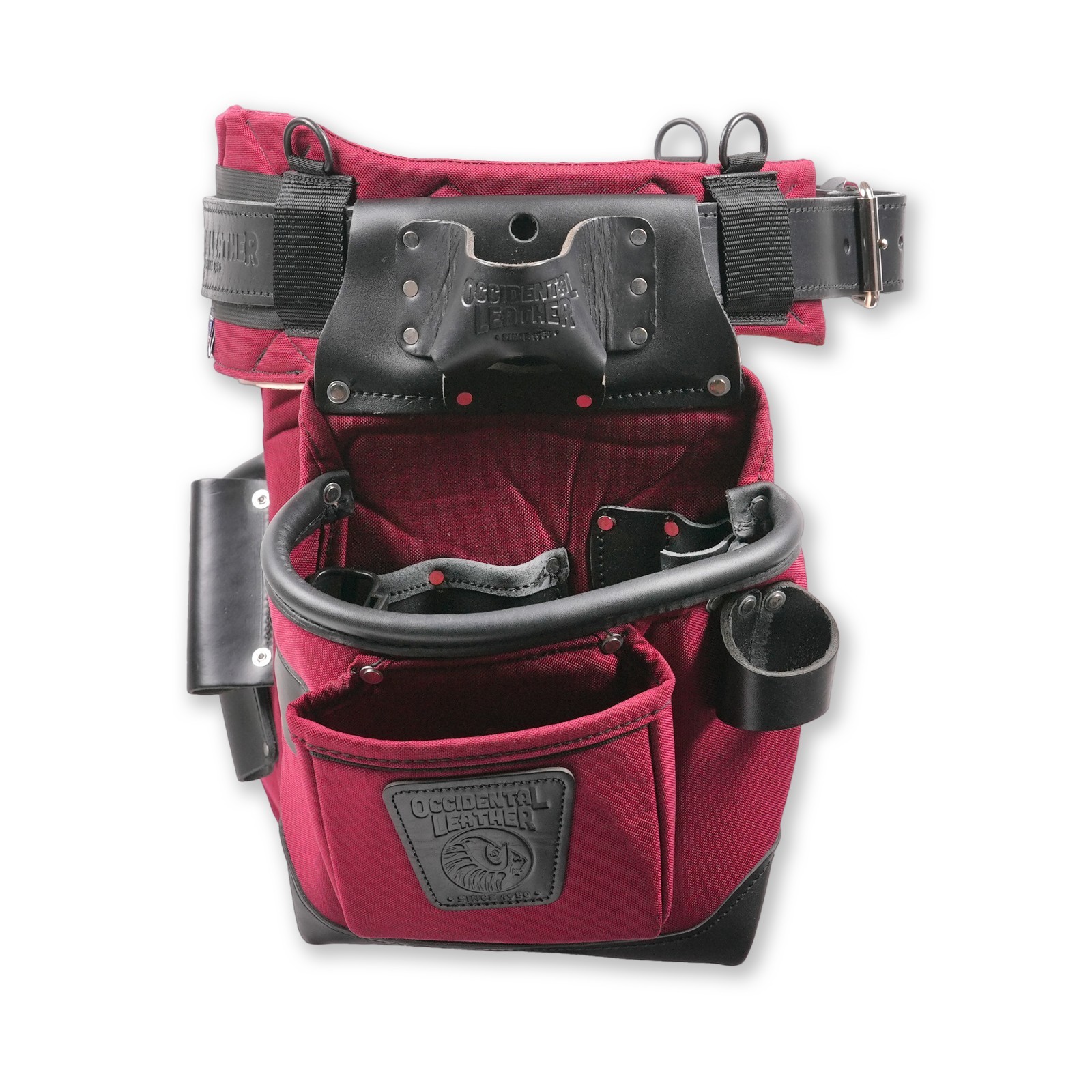 Occidental Leather 8286R ProFormance OxyLights Belt & Bags USA Made RED