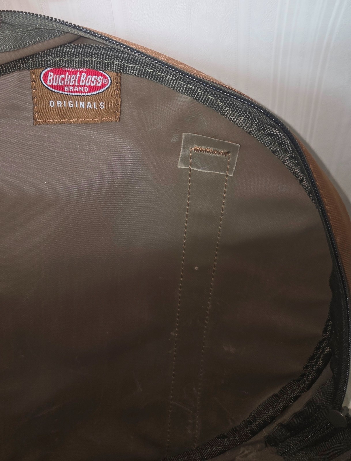 Bucket Boss Cable Bag Brown & Durable Tool Storage Organizer Soft Tote NEW