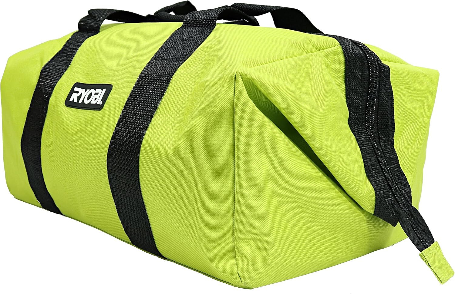 RYOBI Contractor Canvas Tool Bag Large Green Black Soft Side 903209044