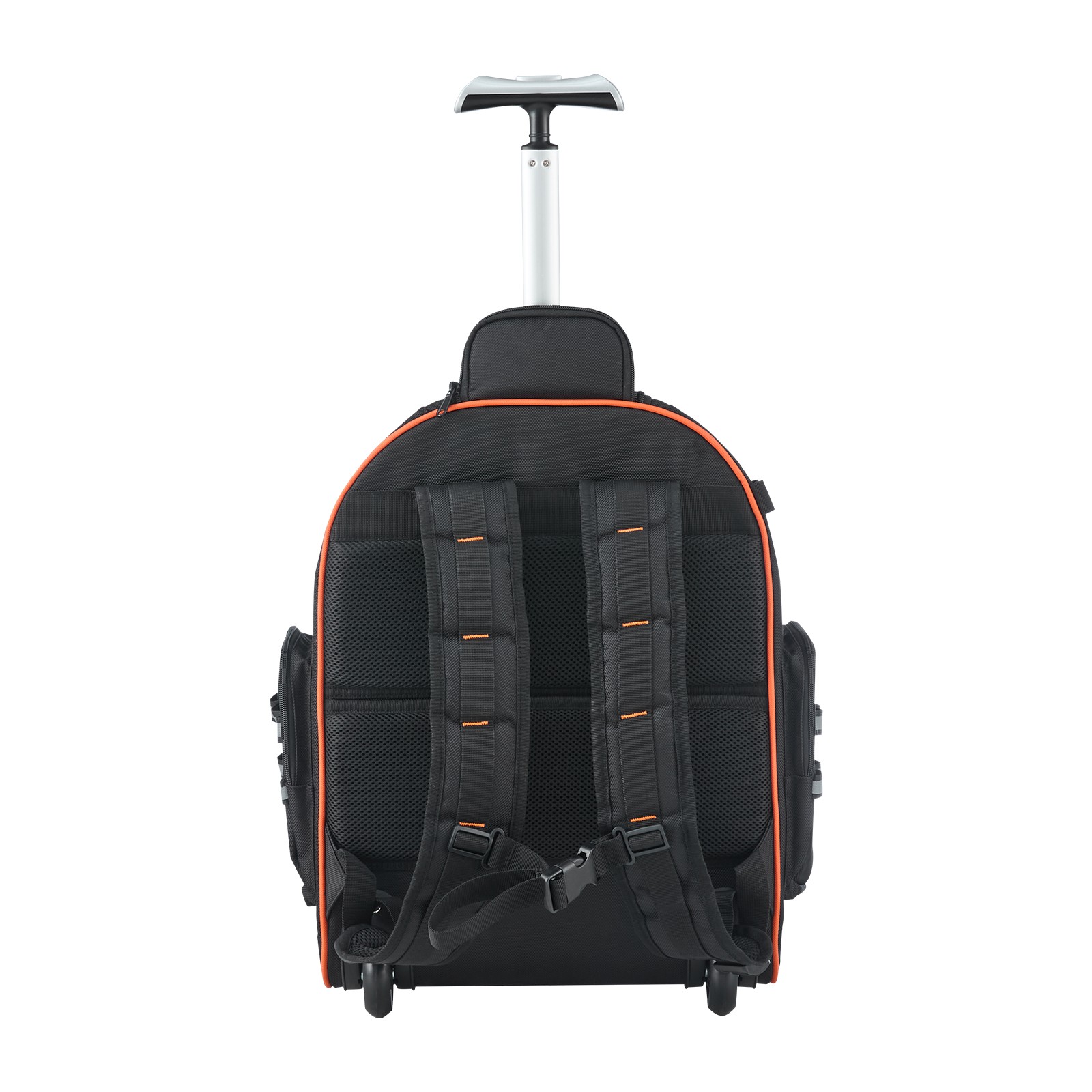 VEVOR Rolling Tool Backpack 45 Pockets Heavy Duty Roller Tool Bag on Wheels