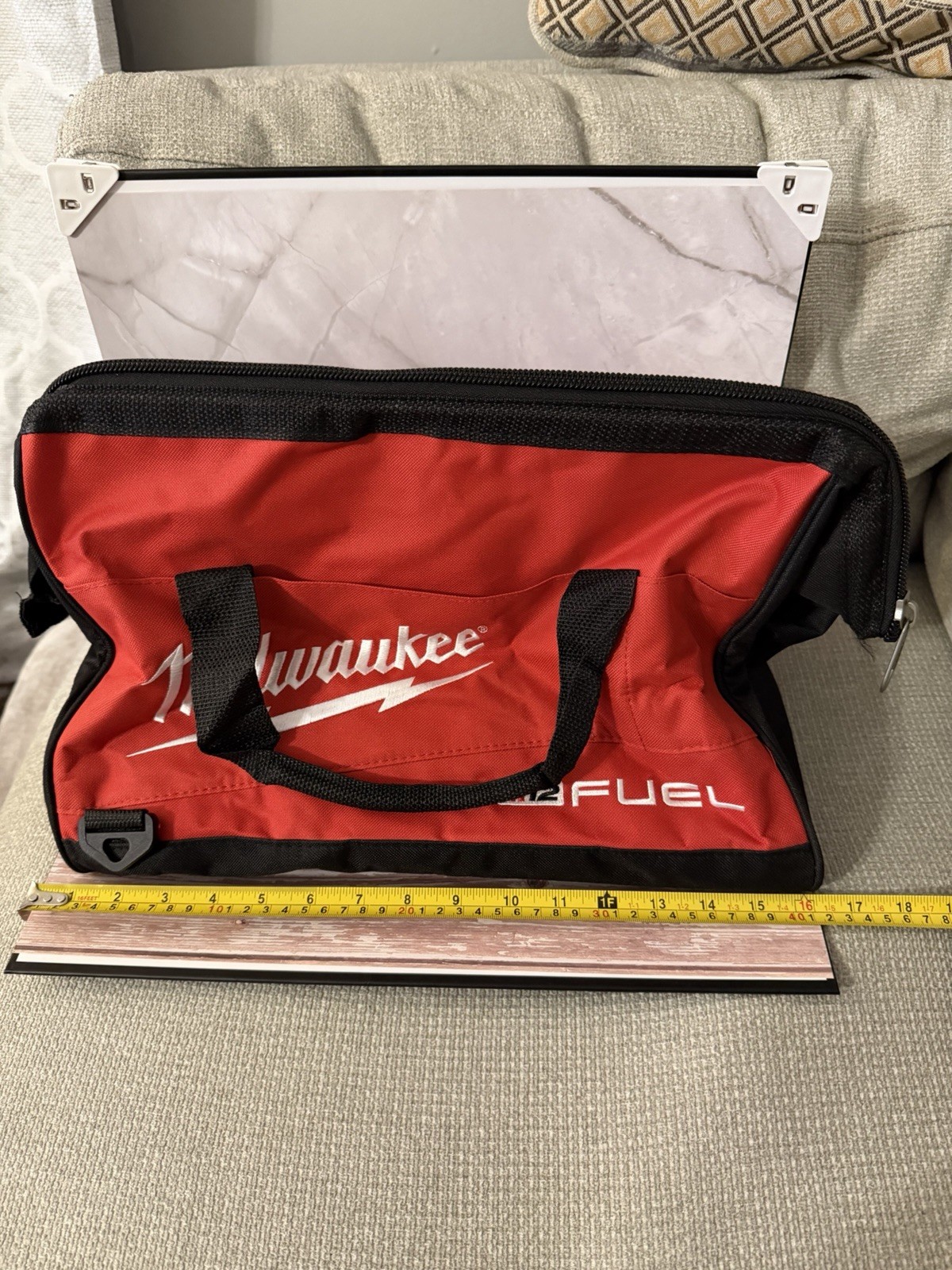 Milwaukee Canvas Bag 16x10x10 Inches Heavy Duty Tool Bag