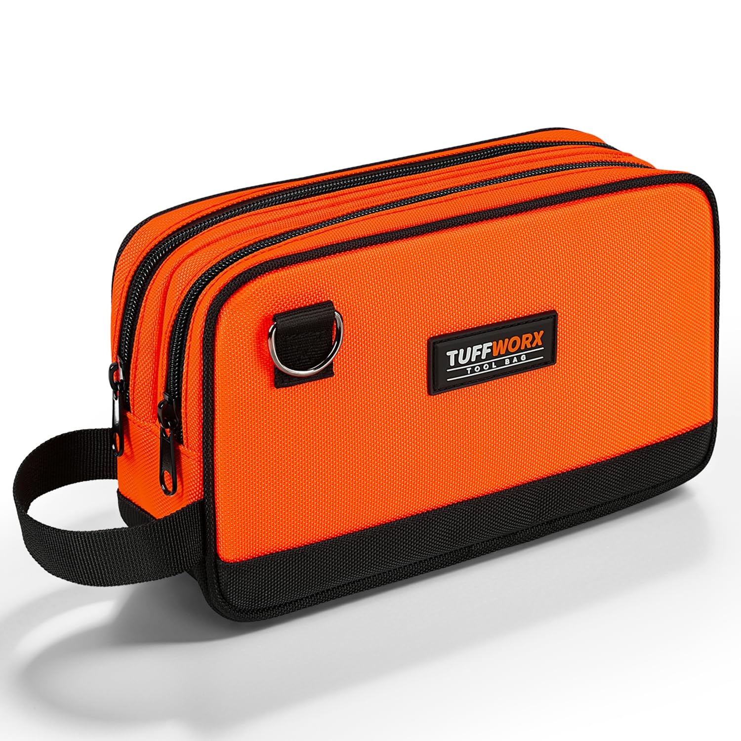 Tool Bag, 12″ Small Tool Pouch Waterproof 600D Dual Compartments Tool Organiz…