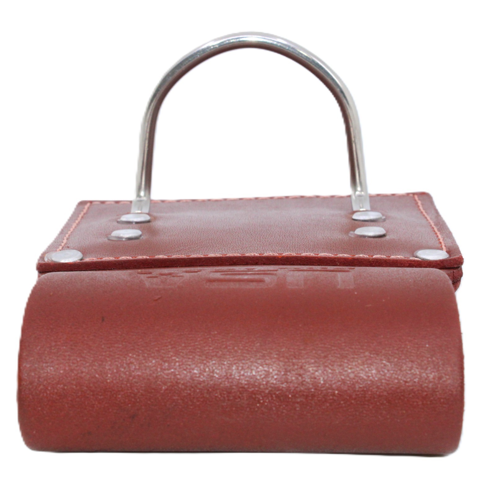 USA PRO TOOLS Grain Leather Hammer Holder – Heavy‑Duty Belt Loop with Rivets