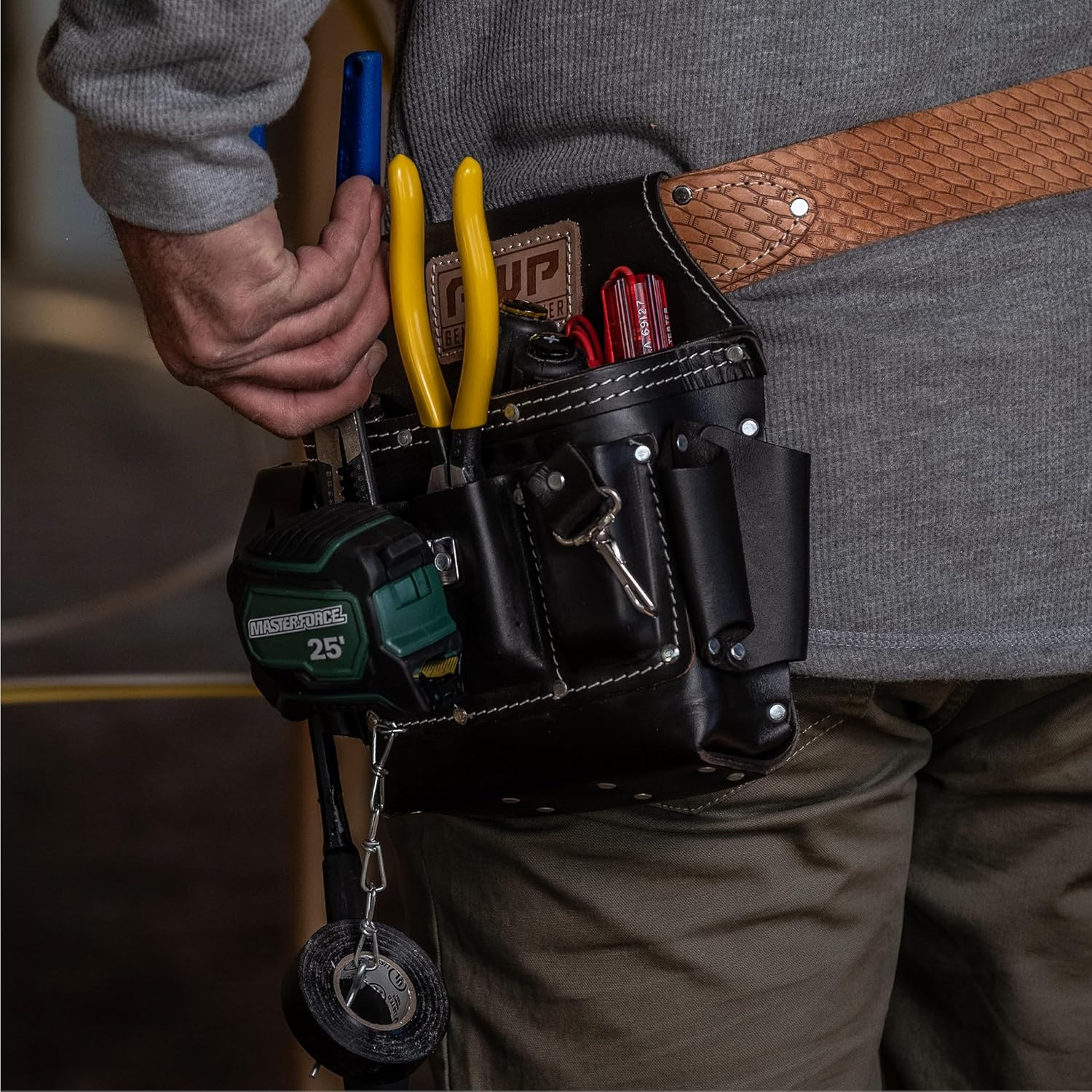 Tool Pouch, Electrician Tool Pouch, Premium, Professional Multi-Pocket Organizer