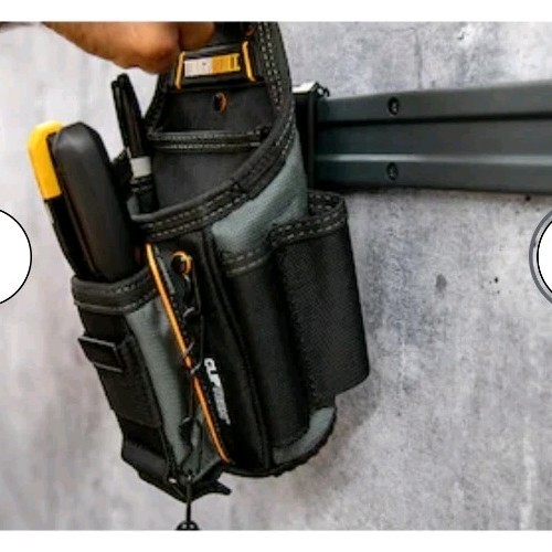 ToughBuilt TB-CT-34 Small Electrician Tool Pouch ClipTech Belt Clip 13 Pockets