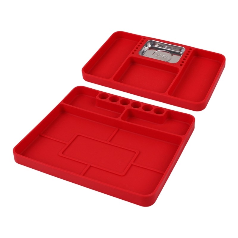 Silicone Tool Organizers Tray with Heat Resistance & Antislip Features