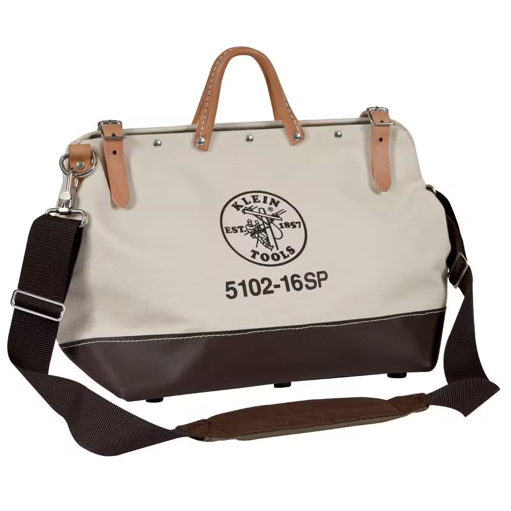 Deluxe Tool Bag, Canvas, 17 Pockets, 24-Inch