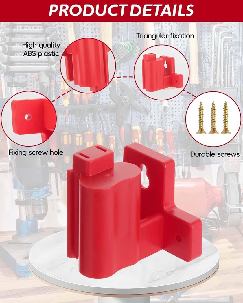 Tool Holder Compatible with Milwaukee M12 12V Power Tools, Wall Mount Organizer