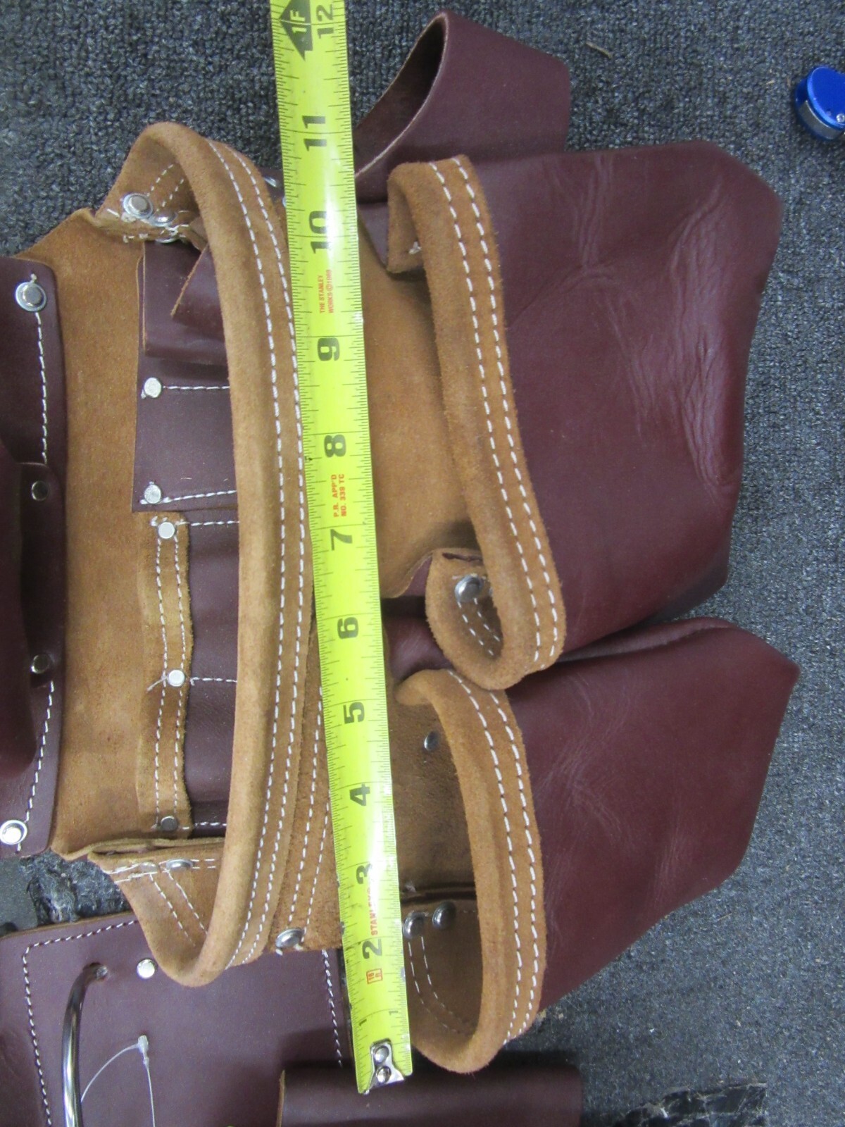 Tool belt SITEGEAR professional leather 7 pouch toolbelt NEW framing etc.