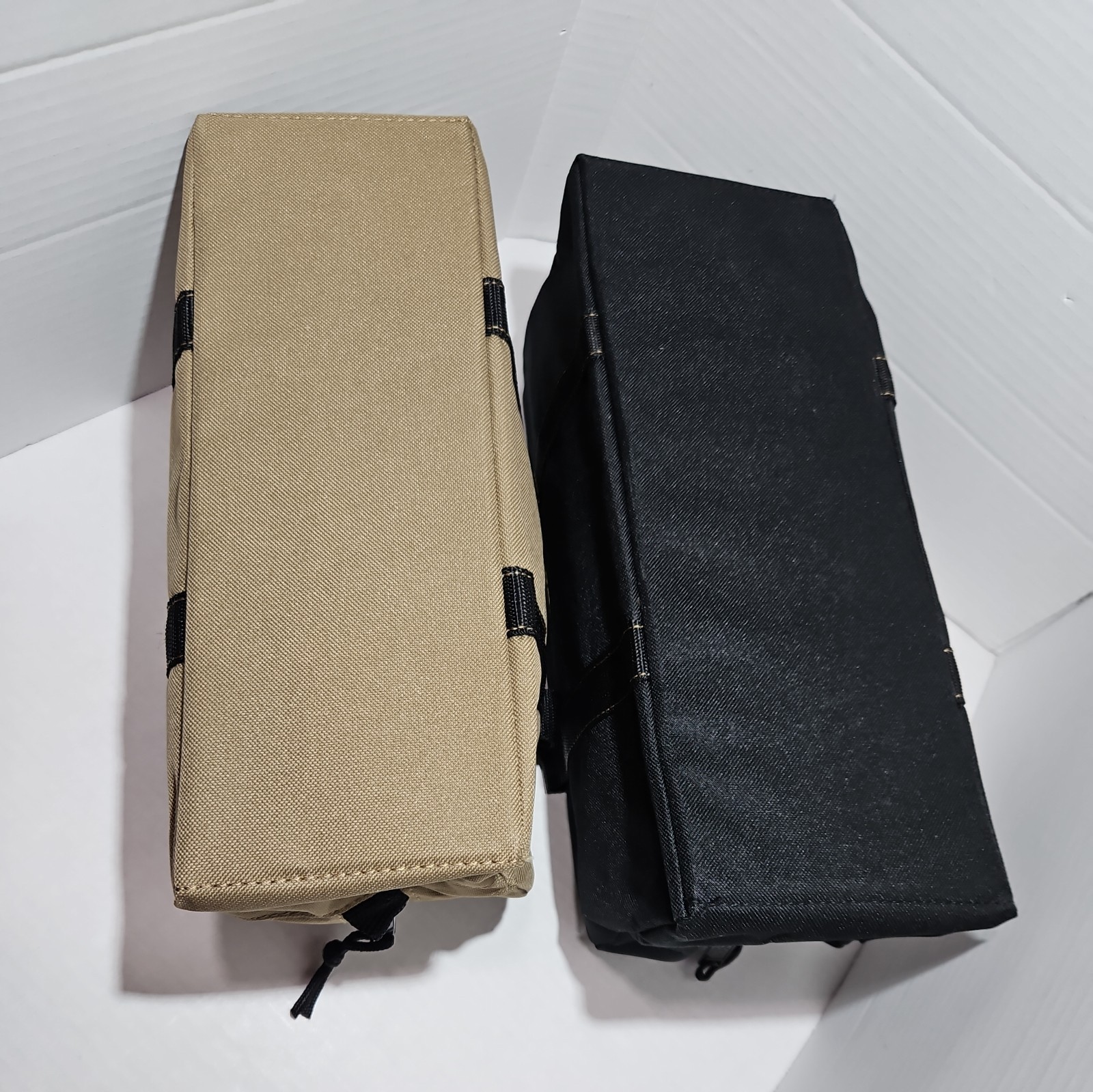 2 multi-purpose bags CLC Work Gear Tool Works Black and Tan Zipper Closure