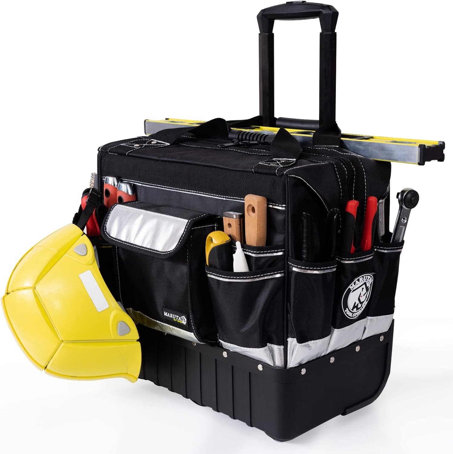 18” Rolling Tool Bag, Waterproof Tool Bag with Wheels, Portable Storage