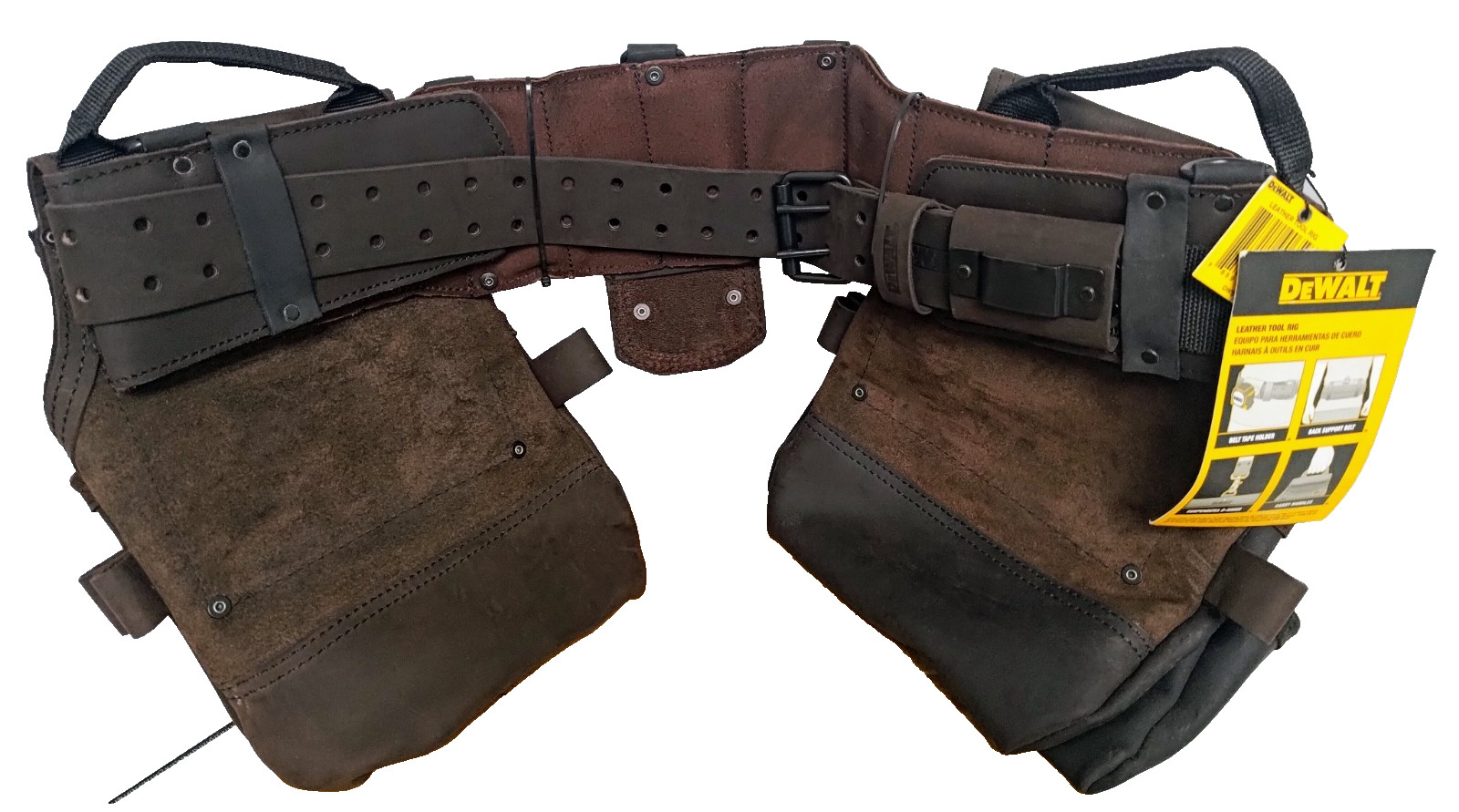 DeWalt DWST550113 Leather Tool Rig Apron 18-Pockets