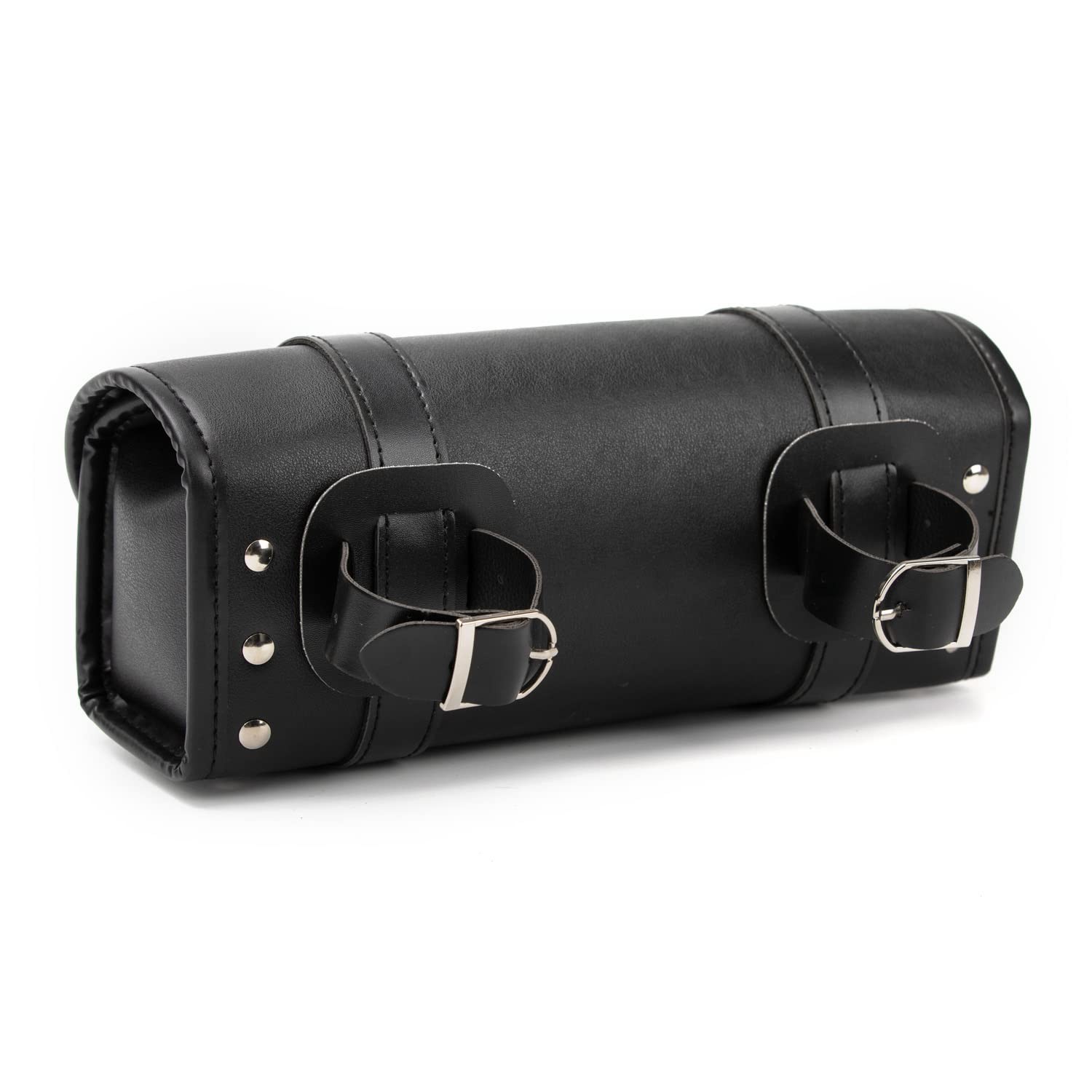 Motorcycle Handlebar Bag, Universal Motorcycle Fork Bag, Black
