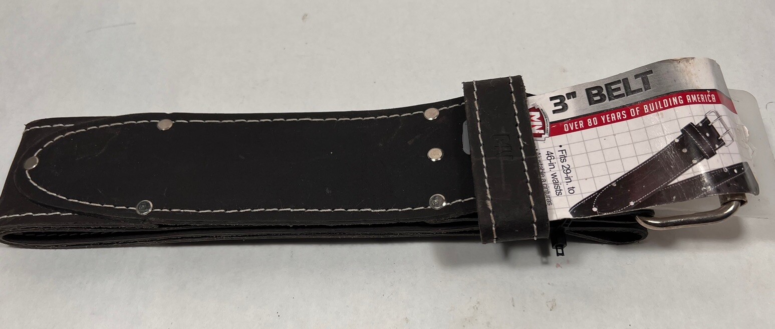 McGuire-Nicholas Mens Standard 2 3/4 (3”) inch Oil Tanned Leather Tool Work Belt