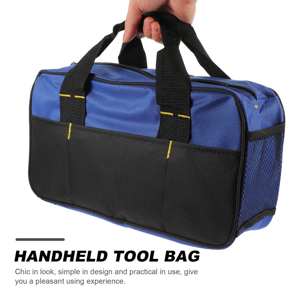 Portable Canvas Storage Pouch Tool Organizer Wide Open Heavy Duty Multi Color