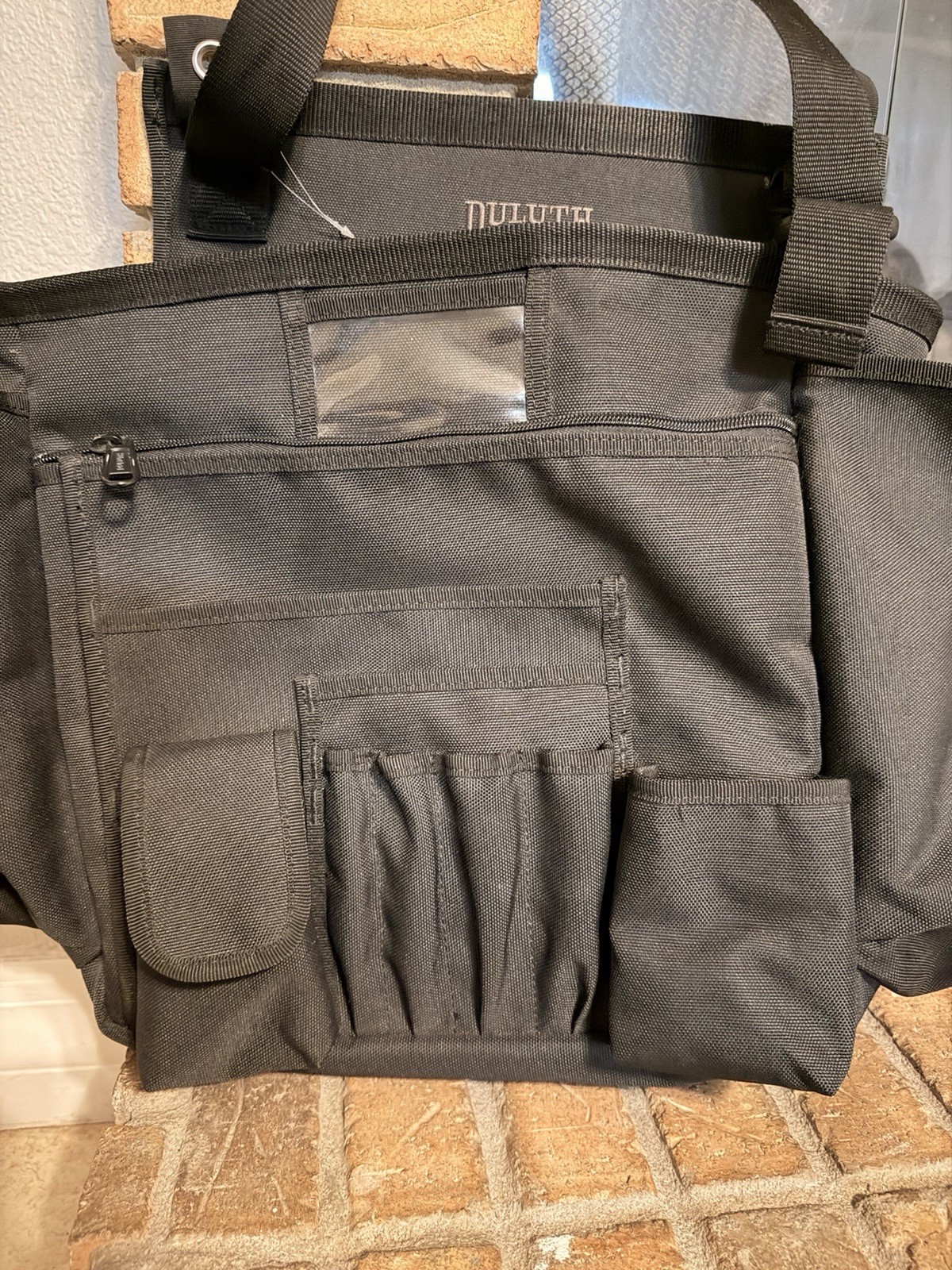 Duluth Trading Hanging Truck Car Seat Tool Organizer Work Heavy Canvas Black