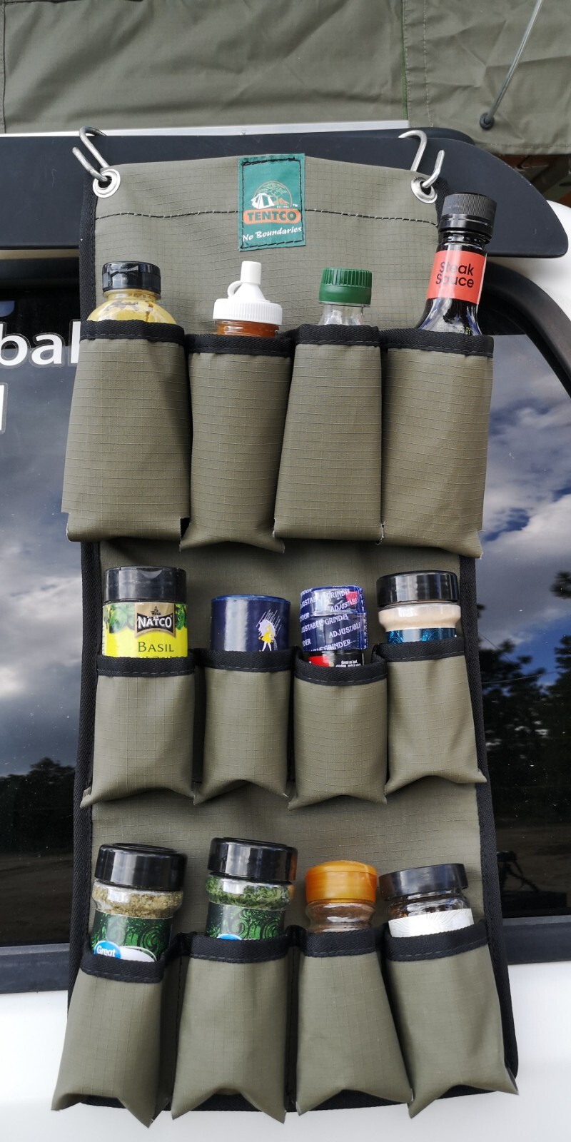 Canvas Spice Rack camping picnic overland vanlife 4×4