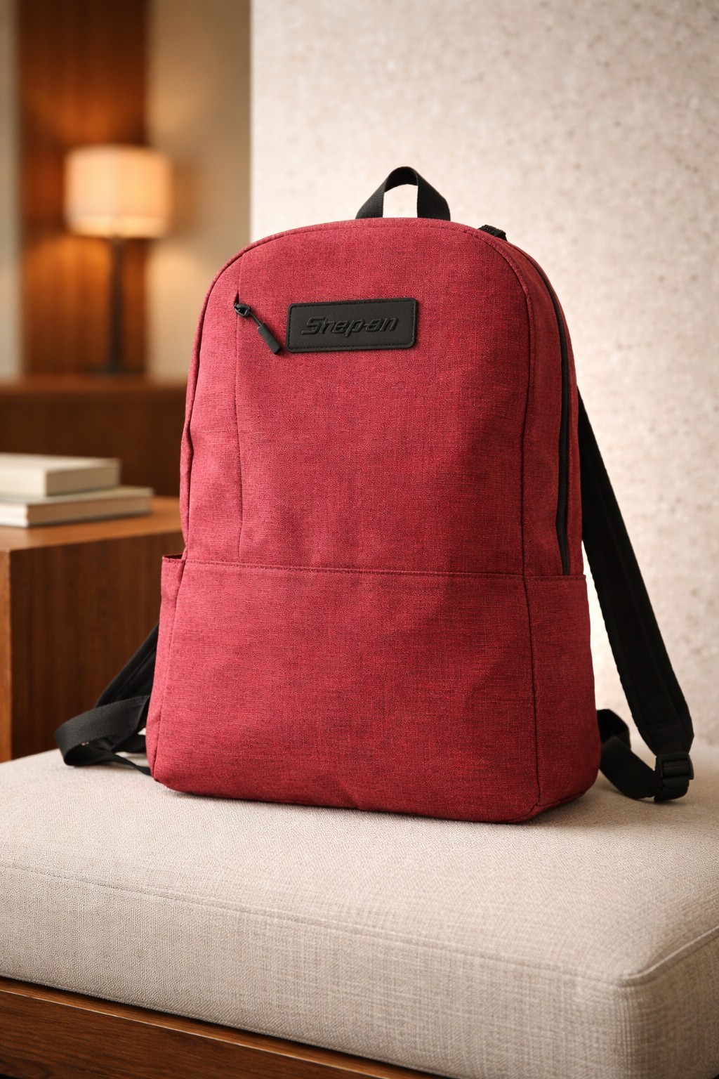 Snap On Tools Backpack RED W/black Logo Inner & Outer Pockets Rugged Design NEW!