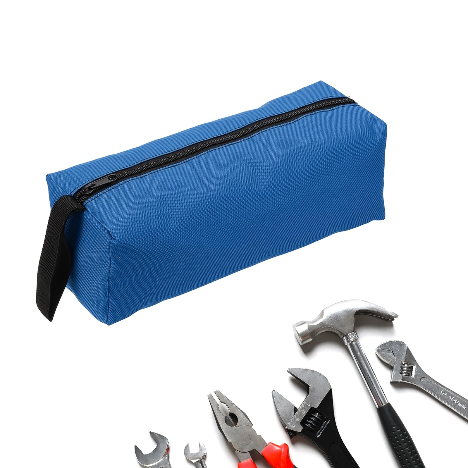 HARFINGTON Zipper Utility Tool Bag 11.8x4x4 Inch inch, Blue