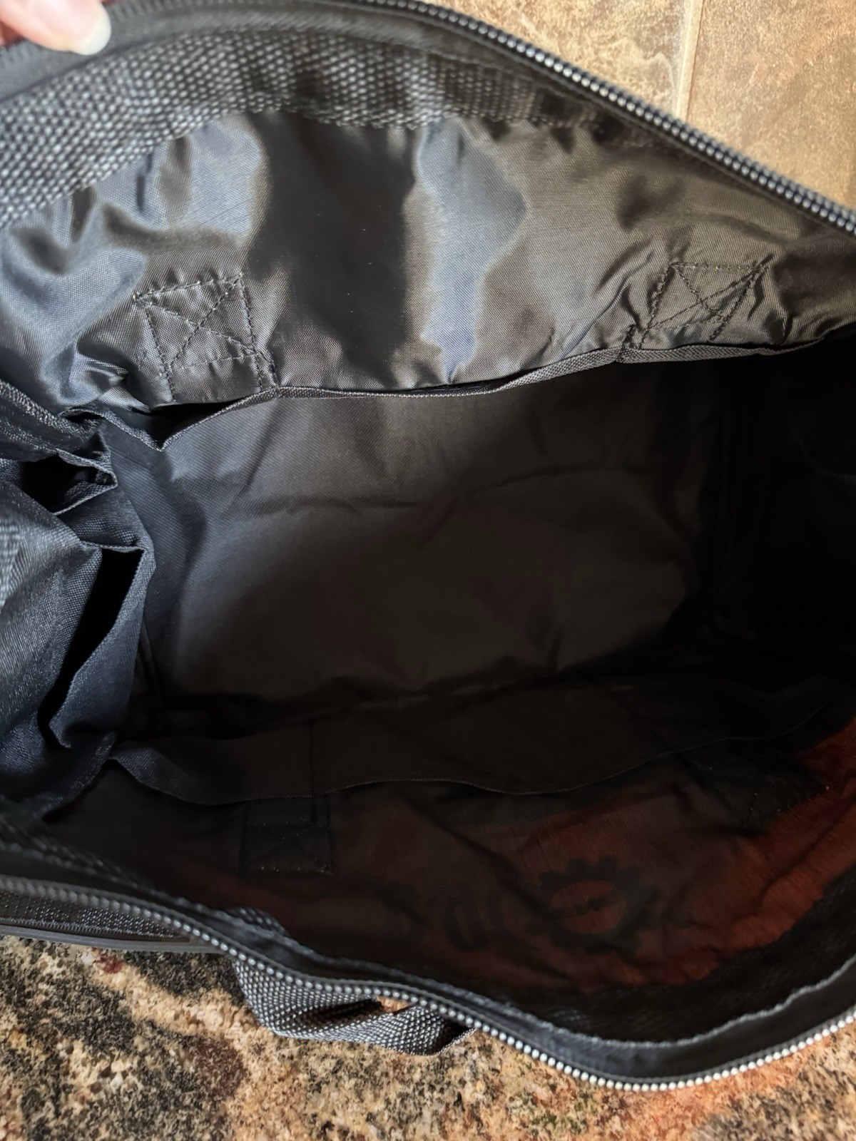 BAC ENG Black&Orange Indoor/Outdoor Tool or Gear Bag w Multiple pockets & Strap