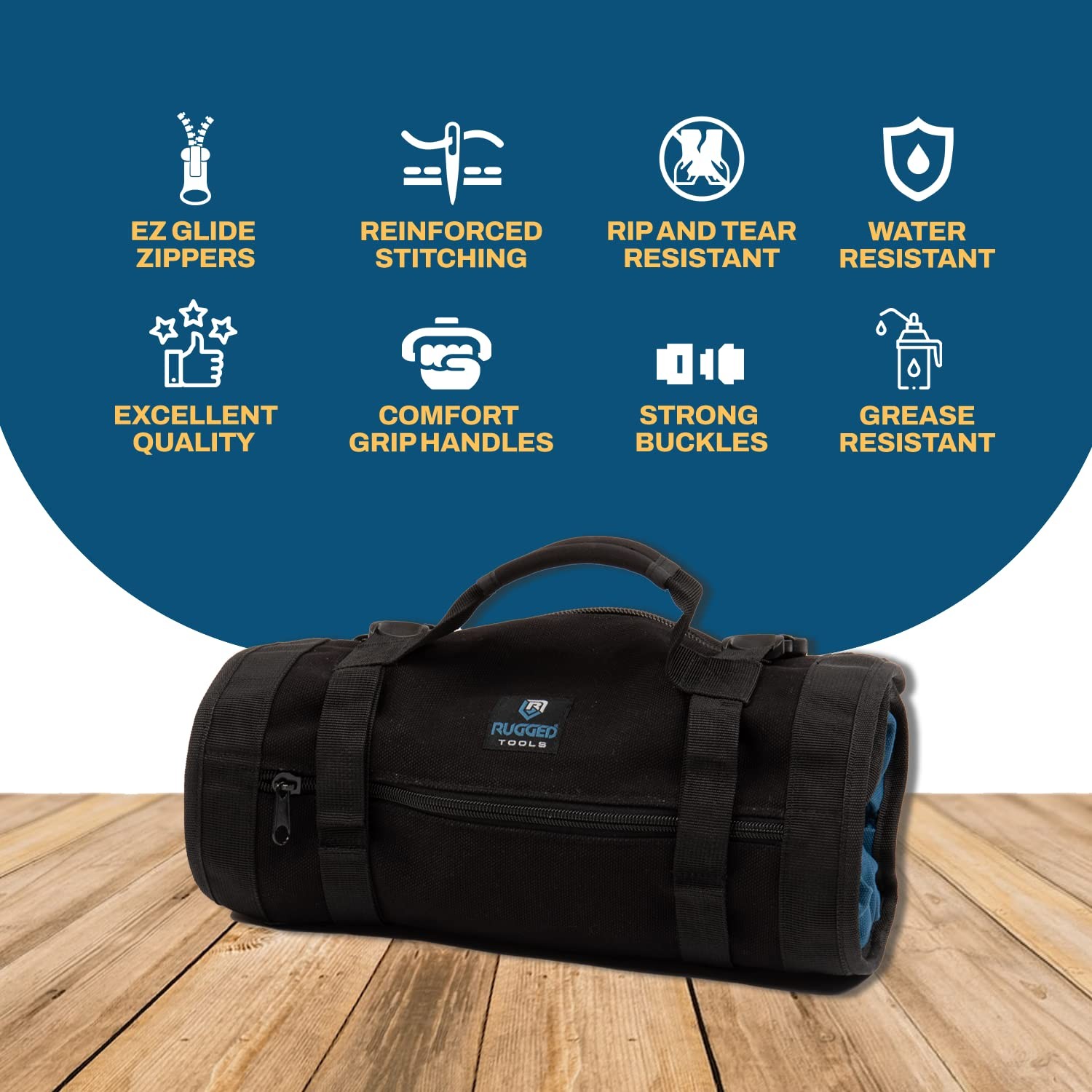Rugged Tools – – Bag Pouch For Electrician Hvac Plumber Carpenter Or