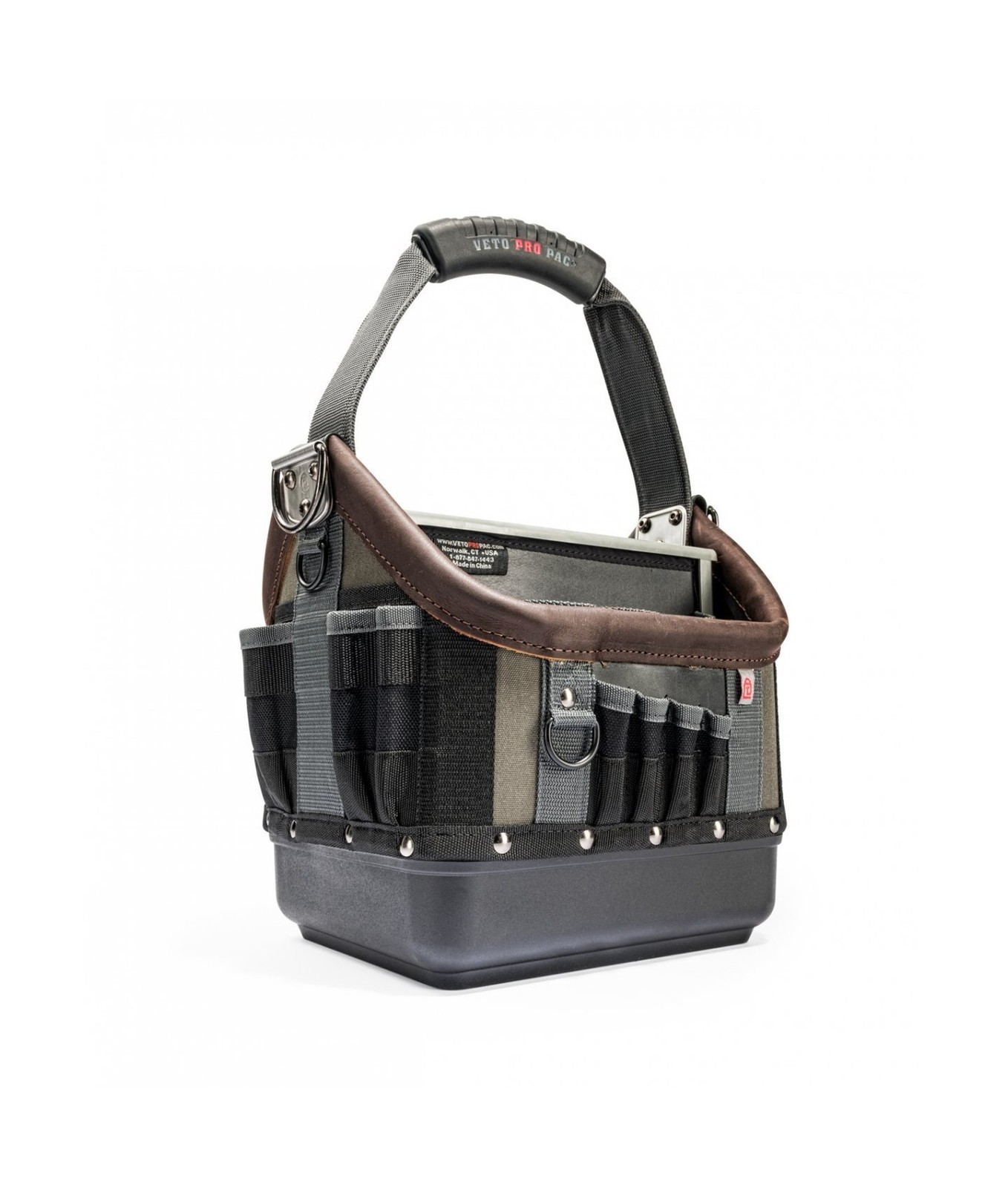 Veto Pro Pac Tech OT-MC Open Top Tool Bag | 28 pockets | Waterproof Base | Er…