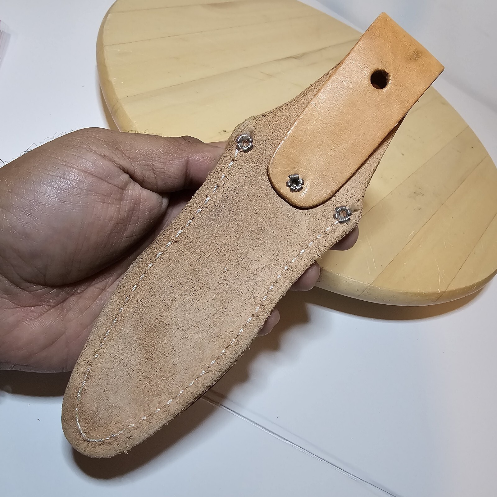 Hesston Leather Pliers/Tool Sheath Holster 8.5 Inches Long Fits 1.5 Inch Belt