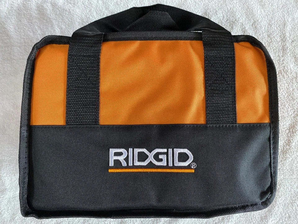 New RIDGID 11″ x 8″ x 6″ Heavy Duty Contractor Tool Bag Durable Storage