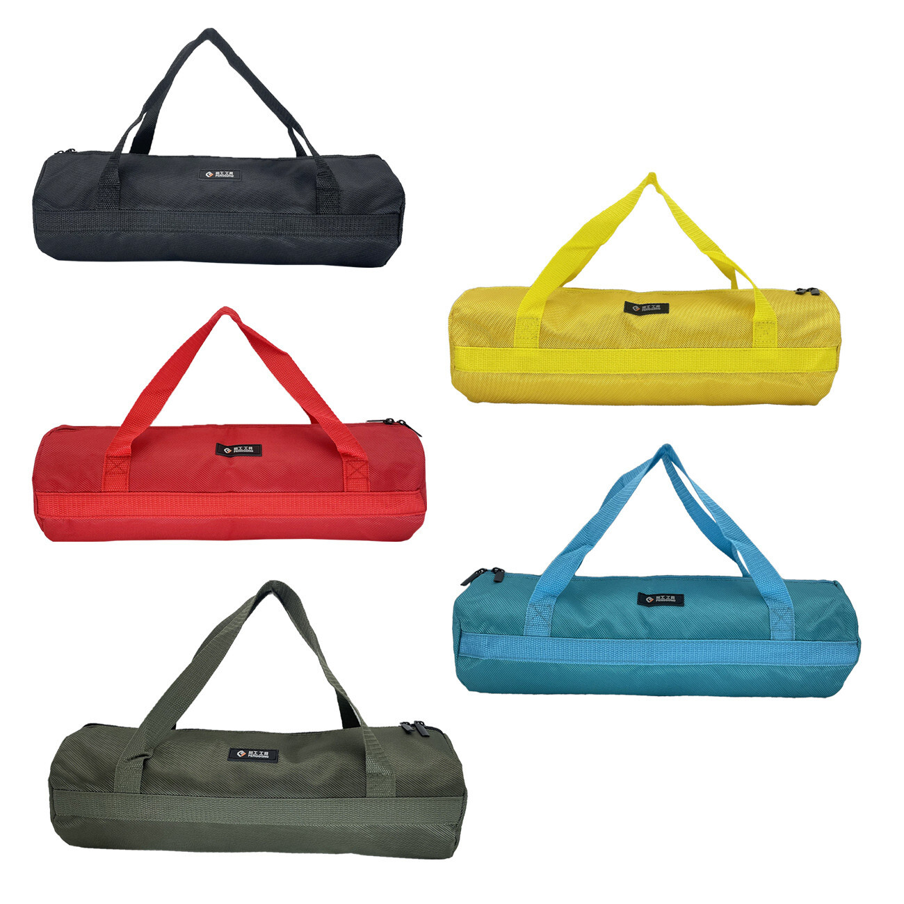20inch Black Tool Bag with Zippers Multi Purpose Waterproof Storage easy carry