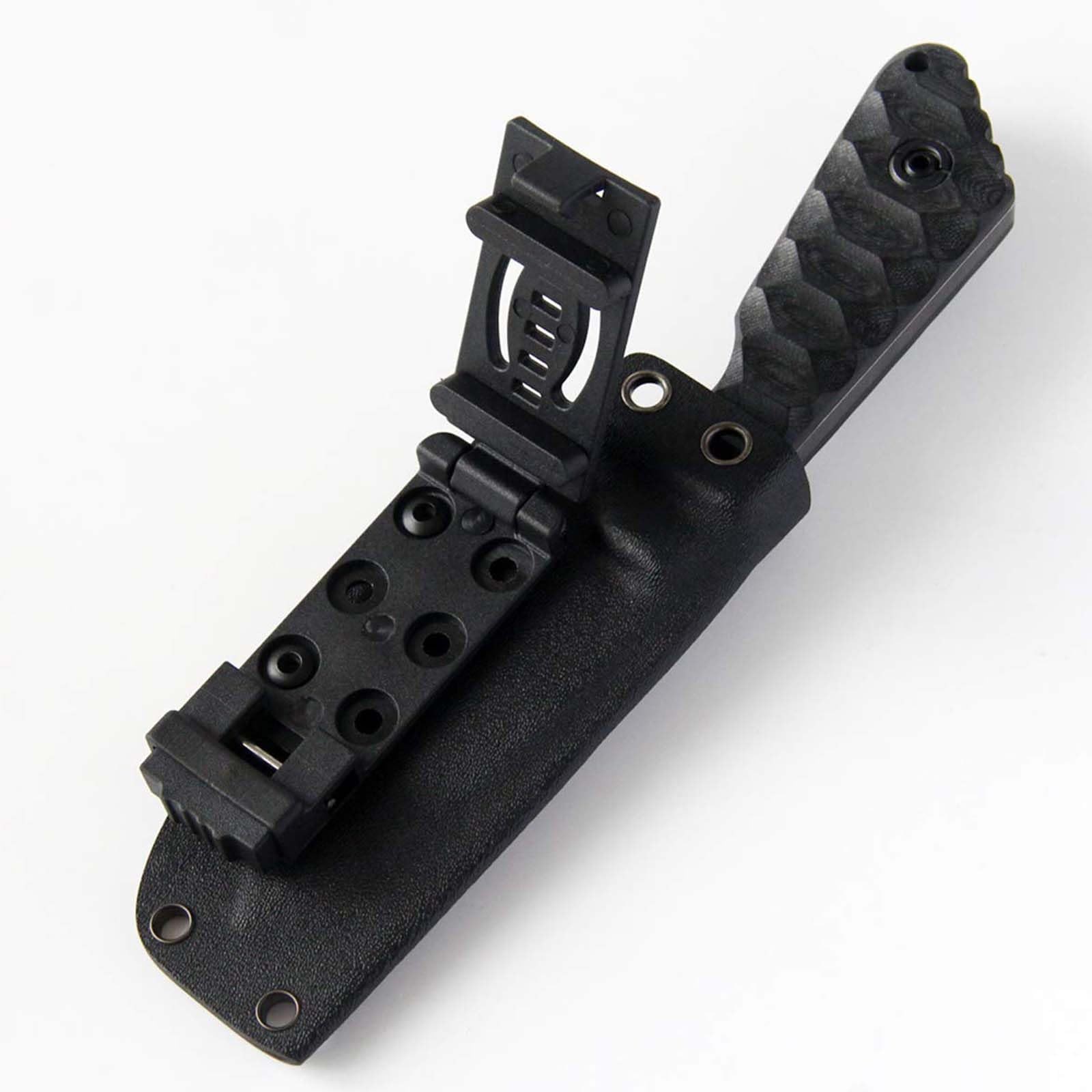 2-Pack Tactical Knife Clip Holster – Universal Kydex Belt Sheath Compatible w…